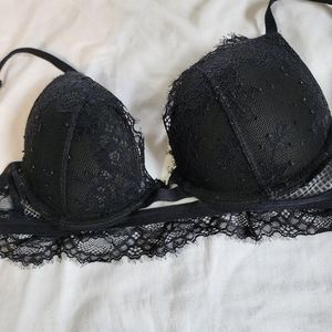 La senza Black Lace Bra